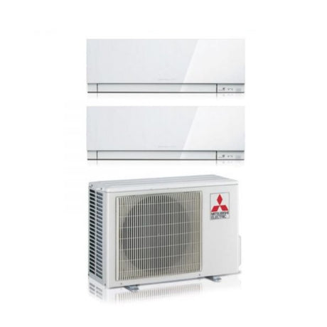 mitsubishi electric area occasioni climatizzatore condizionatore mitsubishi electric dual split inverter serie kirigamine zen white msz ef 912 con mxz 2f53vf r 32 wi fi integrato colore bianco 900012000
