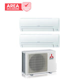 mitsubishi electric area occasioni climatizzatore condizionatore mitsubishi electric dual split inverter serie smart msz hr 99 con mxz 2ha40vf r 32 wi fi optional 90009000