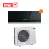 mitsubishi electric area occasioni climatizzatore condizionatore mitsubishi electric inverter kirigamine zen r 32 black 18000 btu msz ef50vgkb nero wi fi integrato