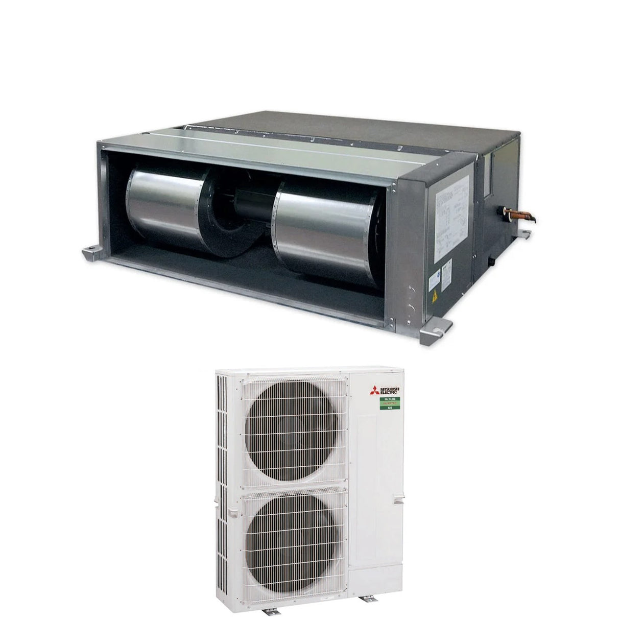 mitsubishi electric climatizzatore condizionatore mitsubishi electric canalizzato canalizzabile inverter alta prevalenza 65000 btu pea m200la puz m200yka trifase r 32 wi fi optional