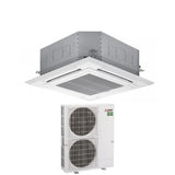 mitsubishi electric climatizzatore condizionatore mitsubishi electric cassetta 90x90 a 4 vie 34000 btu pla m100ea puz m100vka monofase r 32 wi fi optional con griglia inclusa
