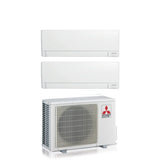 mitsubishi electric climatizzatore condizionatore mitsubishi electric dual split inverter linea plus serie msz ay 912 btu con mxz 2f53vf wi fi integrato r 32 900012000 a