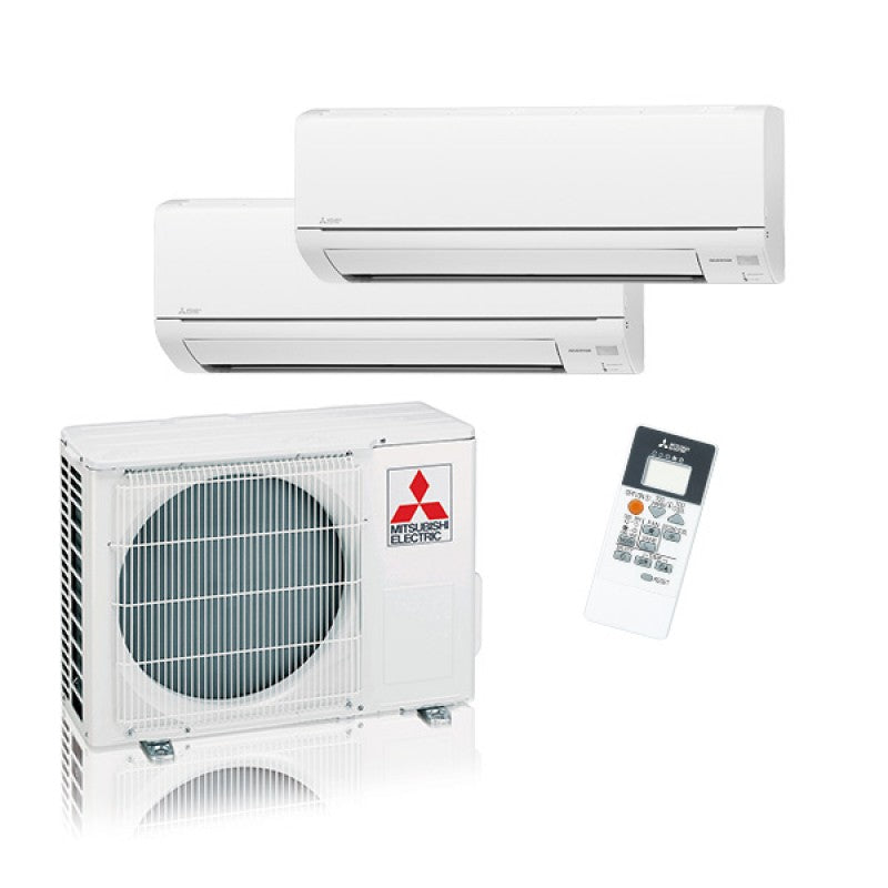 mitsubishi electric climatizzatore condizionatore mitsubishi electric dual split inverter serie dm 1212 con mxz 3dm50va 1200012000 ean 8059657018007