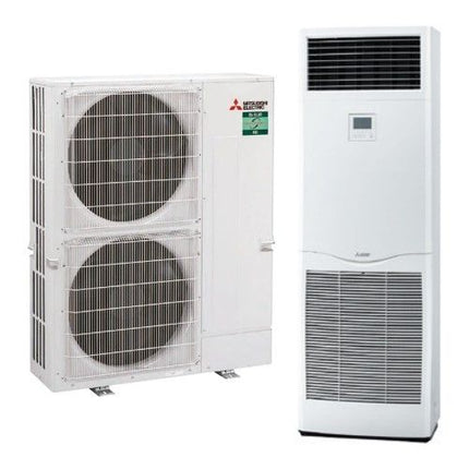 immagine-1-mitsubishi-electric-climatizzatore-condizionatore-mitsubishi-electric-inverter-a-colonna-48000-btu-psa-m140ka-puz-m140vka-con-comando-incluso-r-32-wi-fi-optional-classe-aa