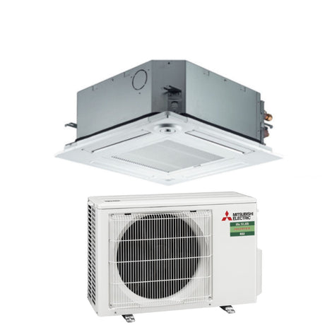 mitsubishi electric climatizzatore condizionatore mitsubishi electric inverter cassetta 9000 btu slz m25fa r 32 wi fi optional con telecomando e griglia incluso