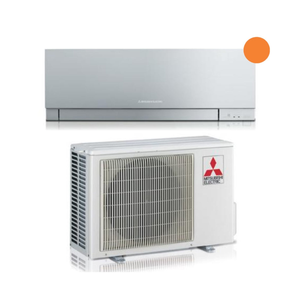 mitsubishi electric climatizzatore condizionatore mitsubishi electric inverter kirigamine zen r 32 silver 9000 btu msz ef25vgks argento wi fi integrato novita ean 8059657002204