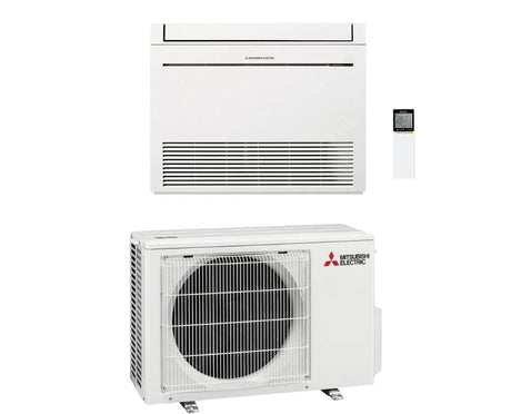 mitsubishi electric climatizzatore condizionatore mitsubishi electric inverter pavimento mfz kt25 9000 btu gas r 32 wi fi optional novita