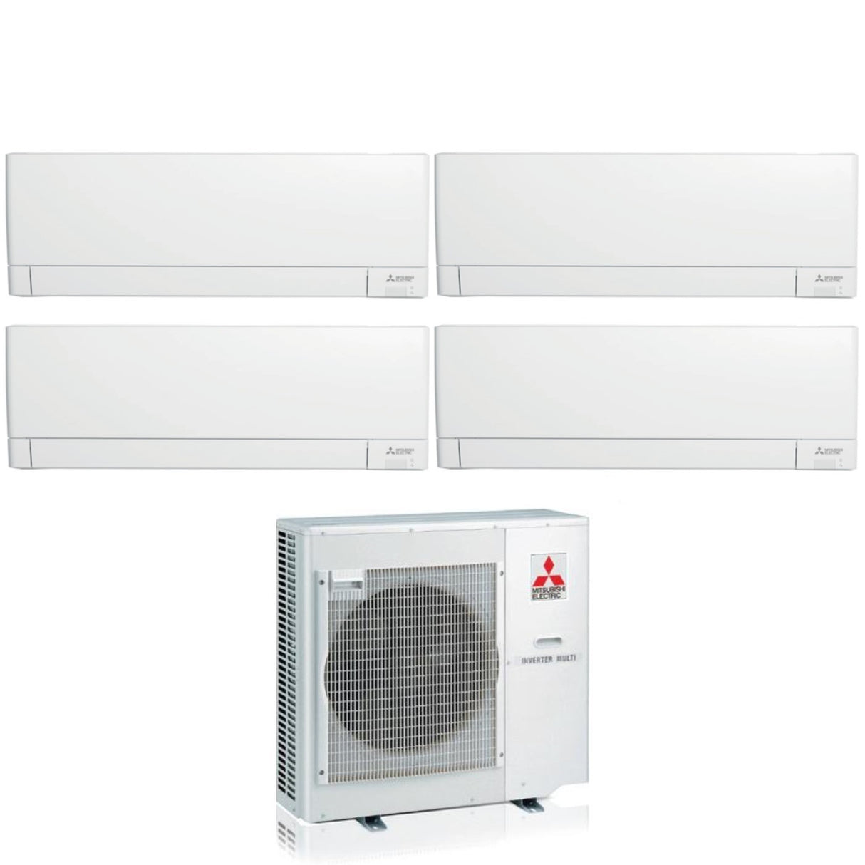 mitsubishi electric climatizzatore condizionatore mitsubishi electric quadri split inverter linea plus serie msz ay 9121212 con mxz 4f80vf r 32 wi fi integrato 9000120001200012000