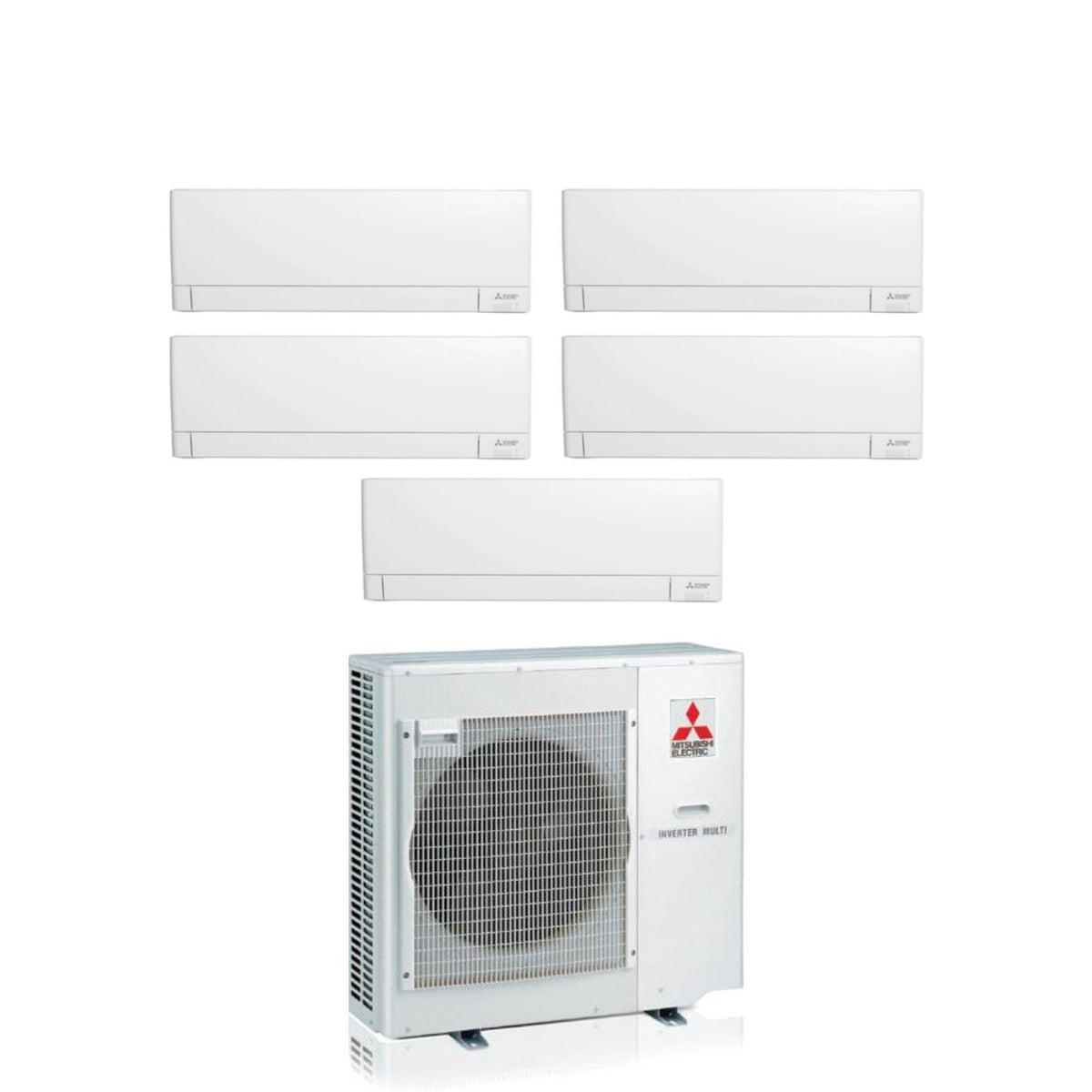 mitsubishi electric condizionatore penta split mitsubishi electric msz ay 799912 con mxz 5f102vf r 32 wi fi integrato