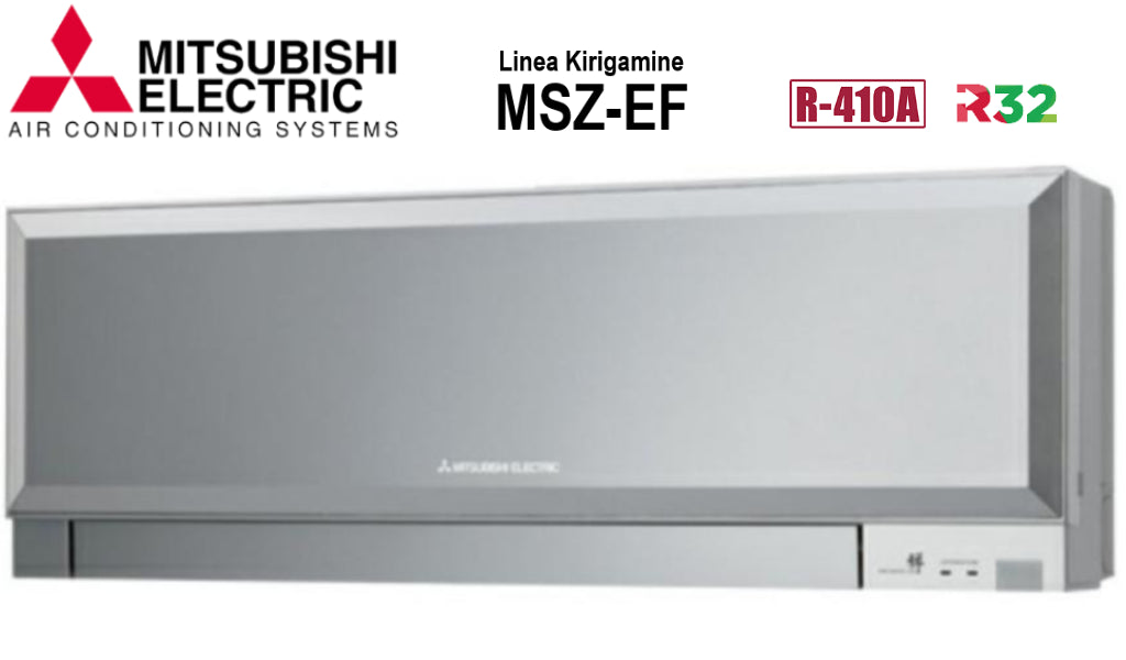 mitsubishi electric unita interna a parete mitsubishi electric inverter serie kirigamine zen 18000 btu msz ef50ves colore silver grigio