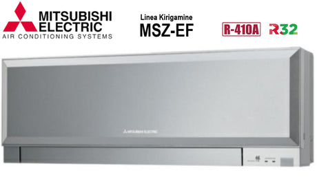 mitsubishi electric unita interna a parete mitsubishi electric inverter serie kirigamine zen 18000 btu msz ef50ves colore silver grigio
