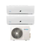 oneclima climatizzatore condizionatore oneclima dual split inverter serie pro 918 con mlt18x2y24 r 32 wi fi optional 900018000