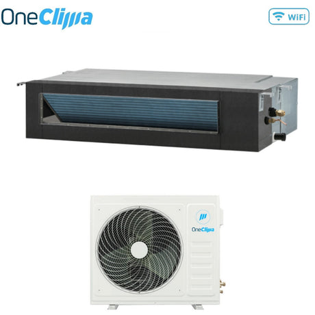 oneclima climatizzatore condizionatore oneclima inverter canalizzato 12000 btu air 12 cnl m r 32 wi fi optional con telecomando di serie incluso