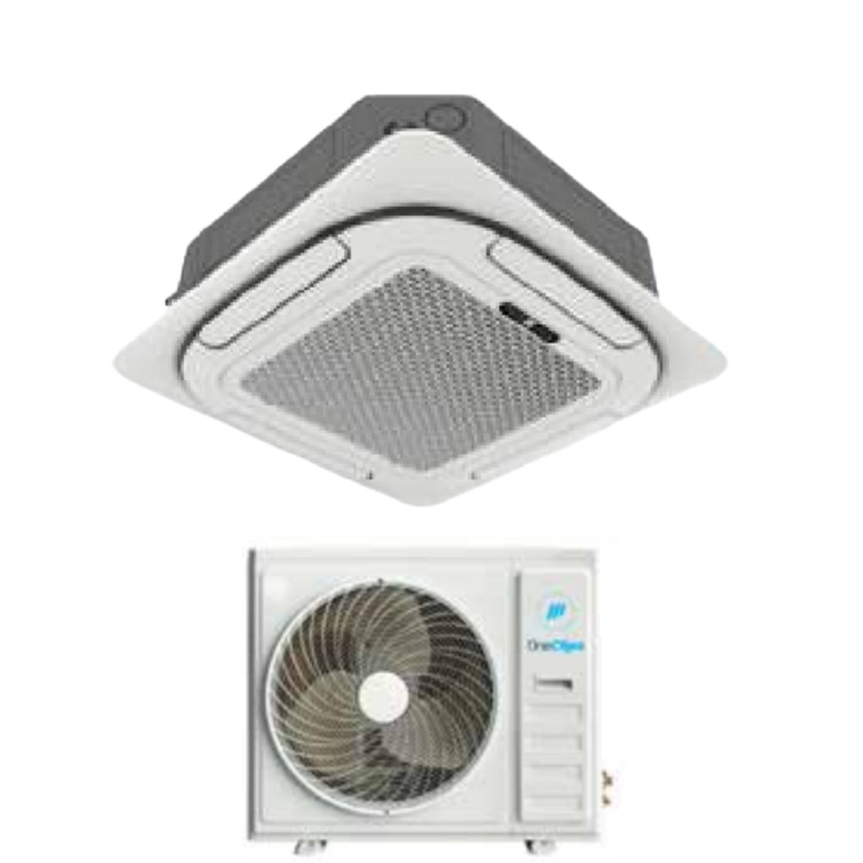 immagine-1-oneclima-climatizzatore-condizionatore-oneclima-inverter-cassetta-4-vie-55000-btu-air-55-cst-t-r-32-trifase-wi-fi-optional-griglia-inclusa-con-telecomando-e-comando-a-filo