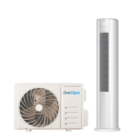 oneclima condizionatore a colonna oneclima 24000 btu floor24y26 r 32 wi fi optional