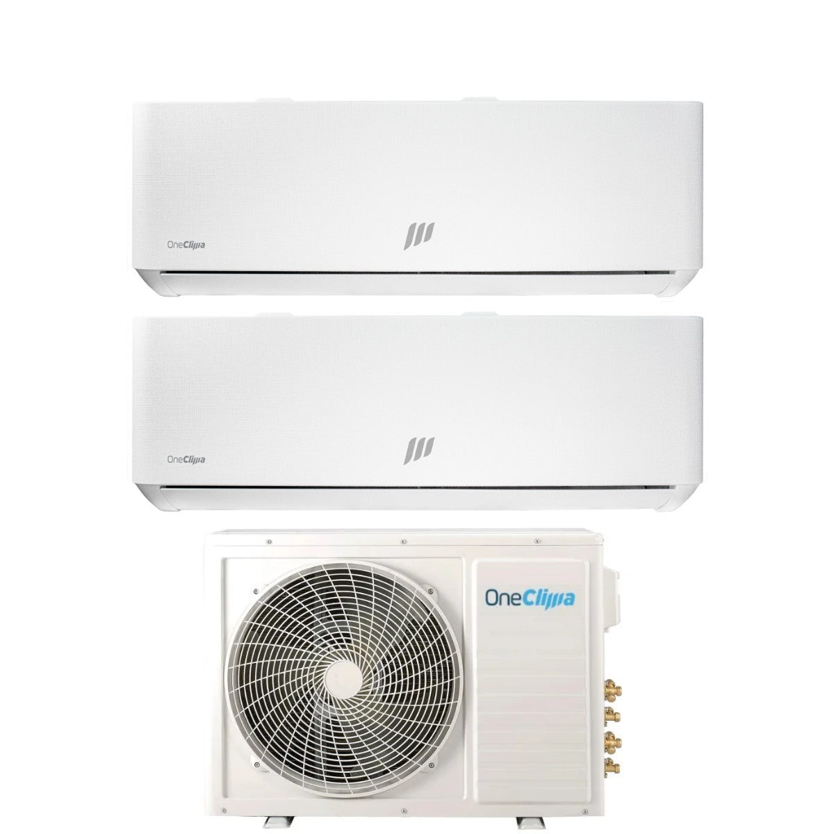 oneclima condizionatore dual split oneclima ultra 99 con mlt14x2y24 r 32 wi fi integrato pannello telato