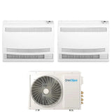 oneclima condizionatore oneclima dual split console 1818 con mlt42x5y24 r 32 wi fi optional con telecomando di serie
