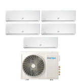 oneclima condizionatore penta split oneclima ultra 912121212 con mlt42x5y24 r 32 wi fi integrato pannello telato
