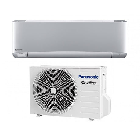 panasonic climatizzatore condizionatore panasonic inverter serie etherea silver 7000 btu cs xz20vkew r 32 wi fi integrato colore argento ean 8059657001719