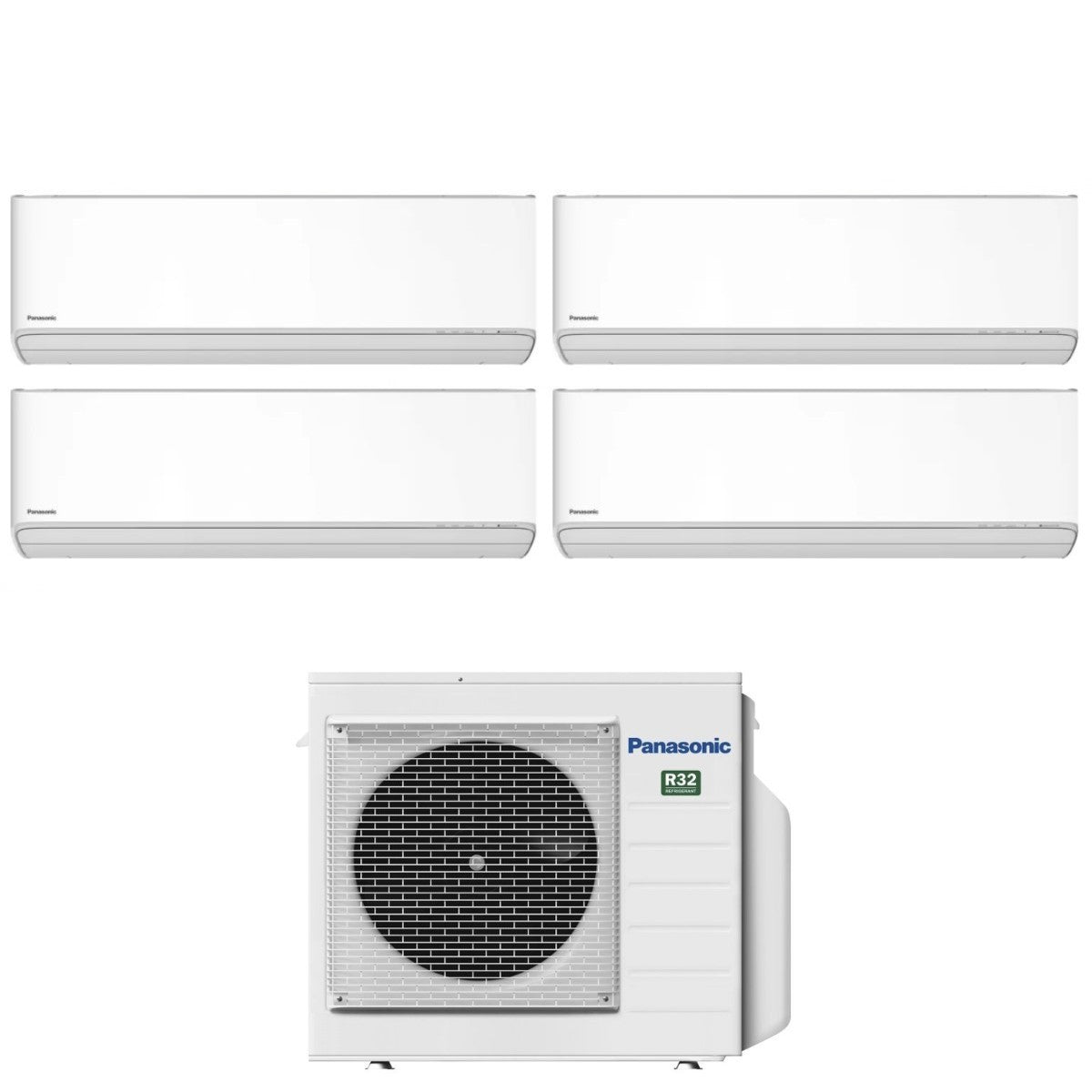 panasonic climatizzatore condizionatore panasonic quadri split inverter serie etherea white 9999 con cu 4z68tbe r 32 wi fi integrato 9000900090009000 bianco