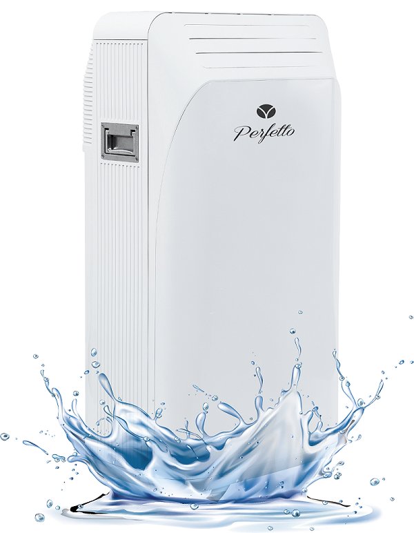 perfetto offerta climatizzatore condizionatore portatile mod. perfetto senza unita esterna senza foro wi fi voice control ean 8001002001011