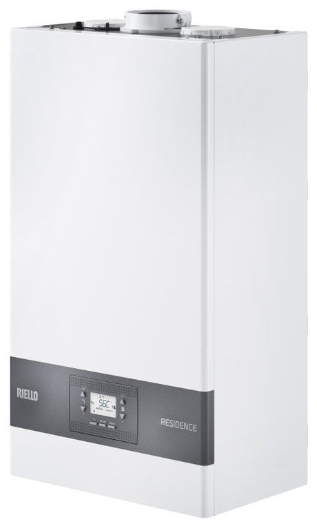 riello caldaia riello residence condens 35 kis a condensazione completa di kit fumi metano low nox classe a novita