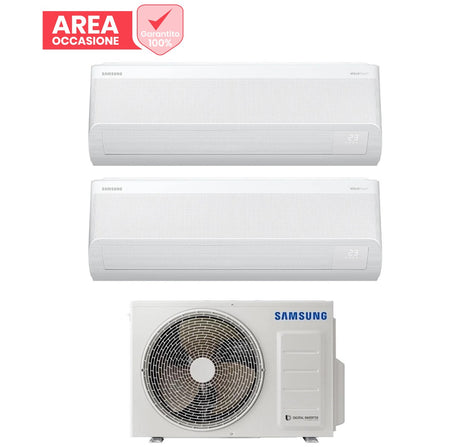 samsung area occasioni 2586 climatizzatore condizionatore samsung dual split inverter serie windfree avant s2 912 con aj050txj2kg r 32 wi fi integrato 900012000