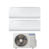 samsung climatizzatore condizionatore dual split inverter samsung serie cebu 700012000 btu con aj050txj2kgeu a wi fi 712 novita ean 8059657010063