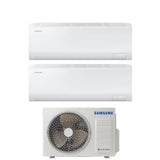 samsung climatizzatore condizionatore dual split inverter samsung serie cebu 70007000 btu con aj050txj2kgeu a wi fi 77 novita ean 8059657010094
