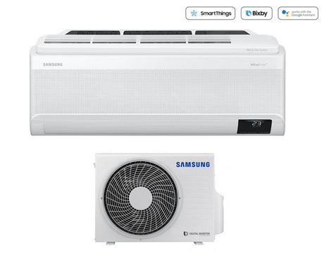 samsung climatizzatore condizionatore inverter samsung windfree pure 1.0 9000 btu a ar09axkaawkneu wi fi integrato controllo vocale r 32