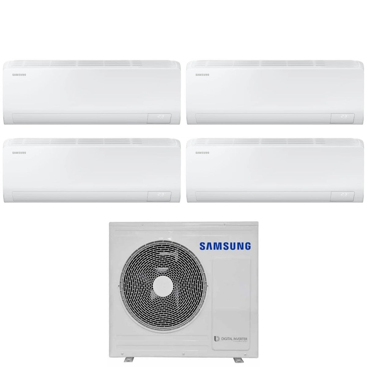 samsung climatizzatore condizionatore quadri split inverter samsung serie cebu 7000700090009000 btu con aj080txj4kgeu wi fi 7799 novita