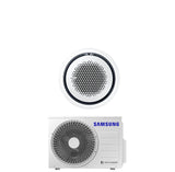 samsung climatizzatore condizionatore samsung inverter cassetta 360 24000 btu ac071rn4pkgeu r 32 wi fi optional classe aa con comando wireless incluso vari pannelli disponibili pannello circolare bianco pc4nunman
