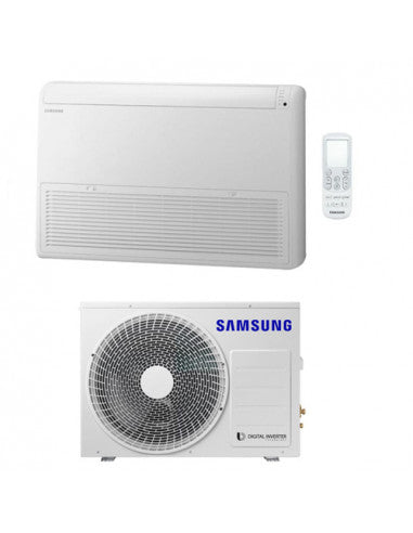 samsung climatizzatore condizionatore samsung inverter soffitto pavimento 24000 btu ac071rncdkgeu r 32 wi fi optional classe aa con comando wireless incluso