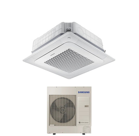 samsung condizionatore a cassetta 4 vie samsung windfree 36000 btu ac100rn4dkg monofase r 32 wi fi optional con pannello ean 8059657089212