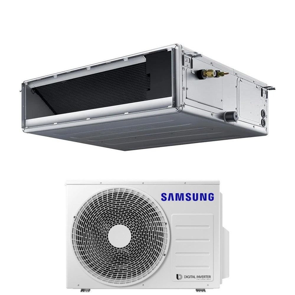 samsung condizionatore canalizzato samsung 12000 btu ac035rnmdkg media prevalenza r 32 wi fi optional