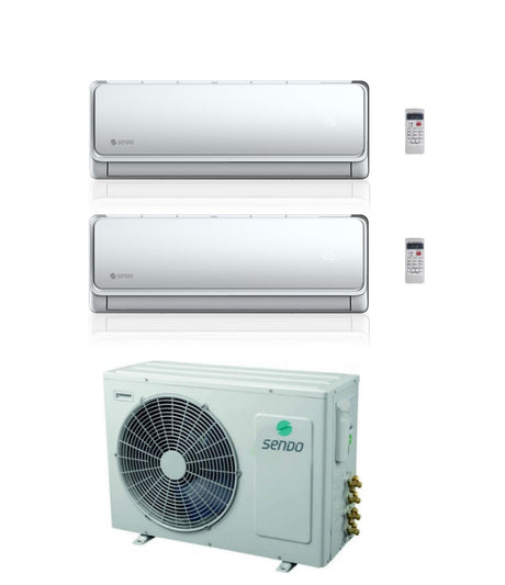 sendo climatizzatore condizionatore dual split inverter sendo ikaros l 900012000 con sfm 18ou2 au2 r 32 wi fi integrato 912 ean 8059657010414