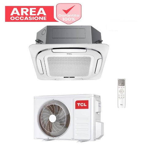 tcl area occasioni 3005 condizionatore cassetta 4 vie tcl 90x90 24000 btu r 32 wi fi optional