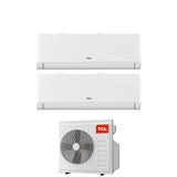 tcl climatizzatore condizionatore tcl dual split inverter serie breezein p5 99 con mt1420 r 32 wi fi integrato 90009000