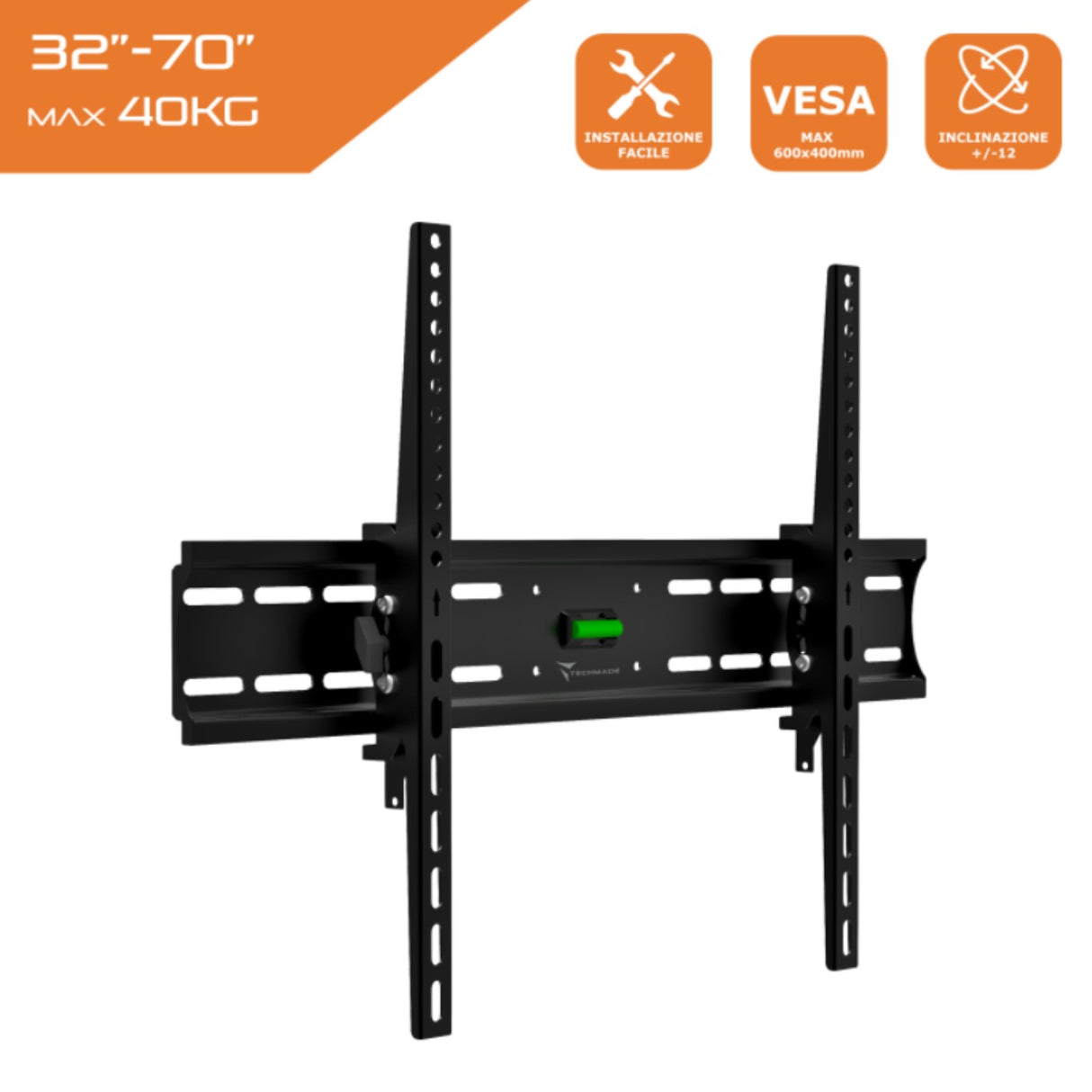 techmade supporto universale per tv techmade 32 70 modello tm ct plb e804