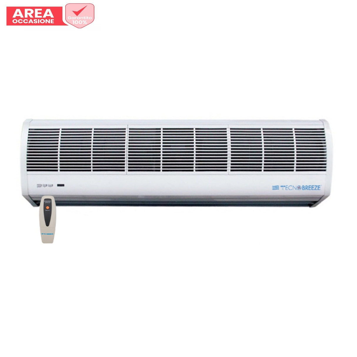 tecnogas area occasione 3098 barriera d aria centrifuga tecnogas tecnobreeze natural wind 90 cm con telecomando