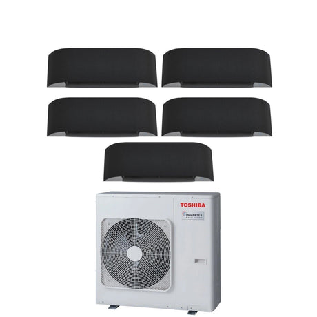 toshiba climatizzatore condizionatore toshiba penta split inverter serie haori 1010131313 99121212 ras 5m34u2avg e r 32 wi fi integrato 1000010000130001300013000 90009000120001200012000 grigio scuro
