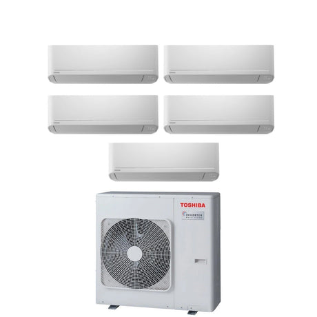 toshiba climatizzatore condizionatore toshiba penta split inverter serie seiya 777710 77779 ras 4m27u2avg e r 32 wi fi optional 700070007000700010000 70007000700070009000