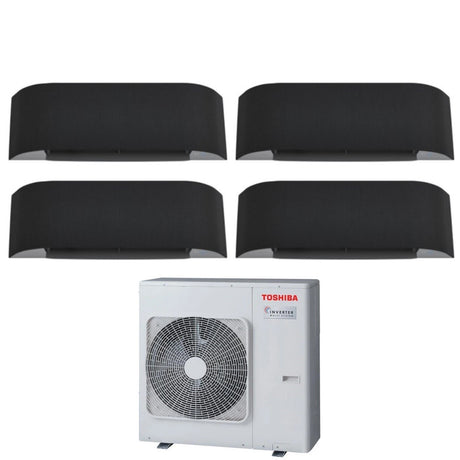 toshiba climatizzatore condizionatore toshiba quadri split inverter serie haori 10131313 9121212 ras 4m27u2avg e r 32 wi fi integrato 10000130001300013000 9000120001200012000 grigio scuro