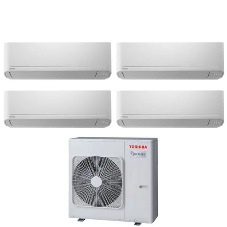 toshiba climatizzatore condizionatore toshiba quadri split inverter serie seiya 7101013 79912 ras 4m27u2avg e r 32 wi fi optional 7000100001000013000 70009000900012000