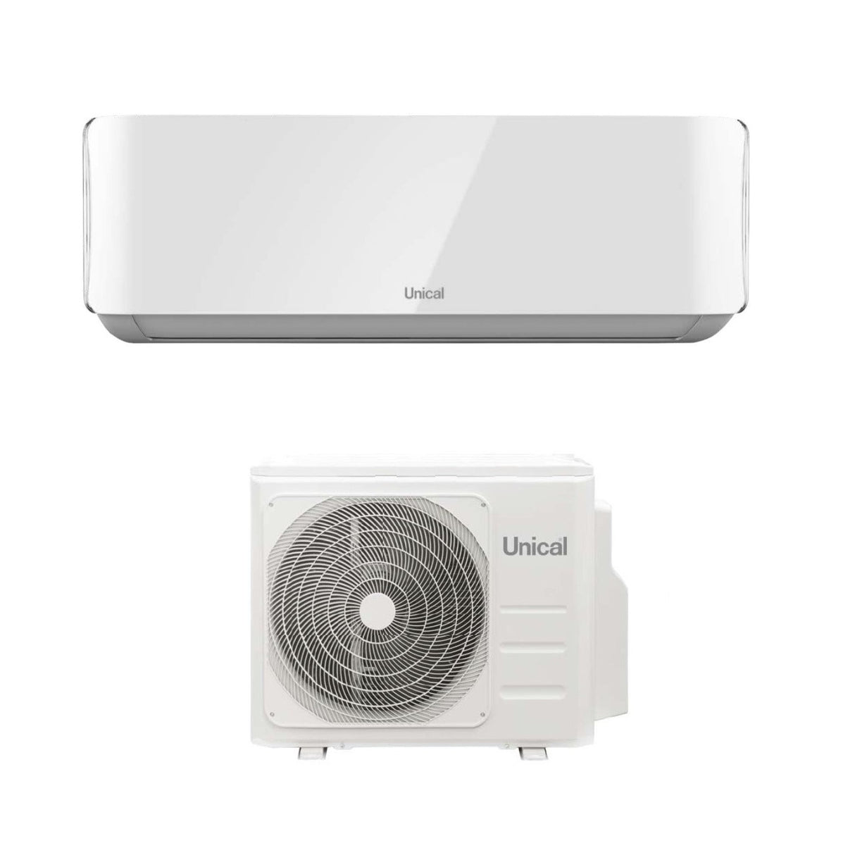 unical climatizzatore condizionatore unical inverter mono split serie air cristal 24000 btu kmun 24h r 32 wi fi optional ean 8059657009999
