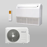 unical condizionatore climatizzatore unical pavimentosoffitto 36000 btu ps11 36h classe aa gas r 32 wi fi optional