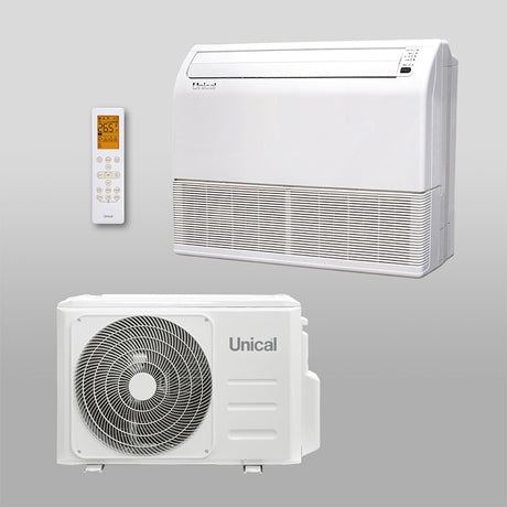 unical condizionatore climatizzatore unical pavimentosoffitto 60000 btu ps10 60h classe aa gas r 32 wi fi optional