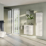 vitra mobile bagno sospeso vitra con lavabo colore bianco lucido 60 cm