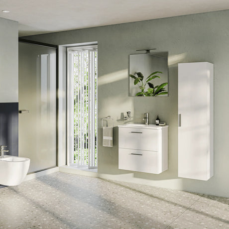 vitra mobile bagno sospeso vitra con lavabo colore bianco lucido 60 cm