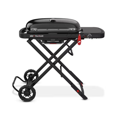 weber barbecue a gas weber traveler stealth edition 9013053